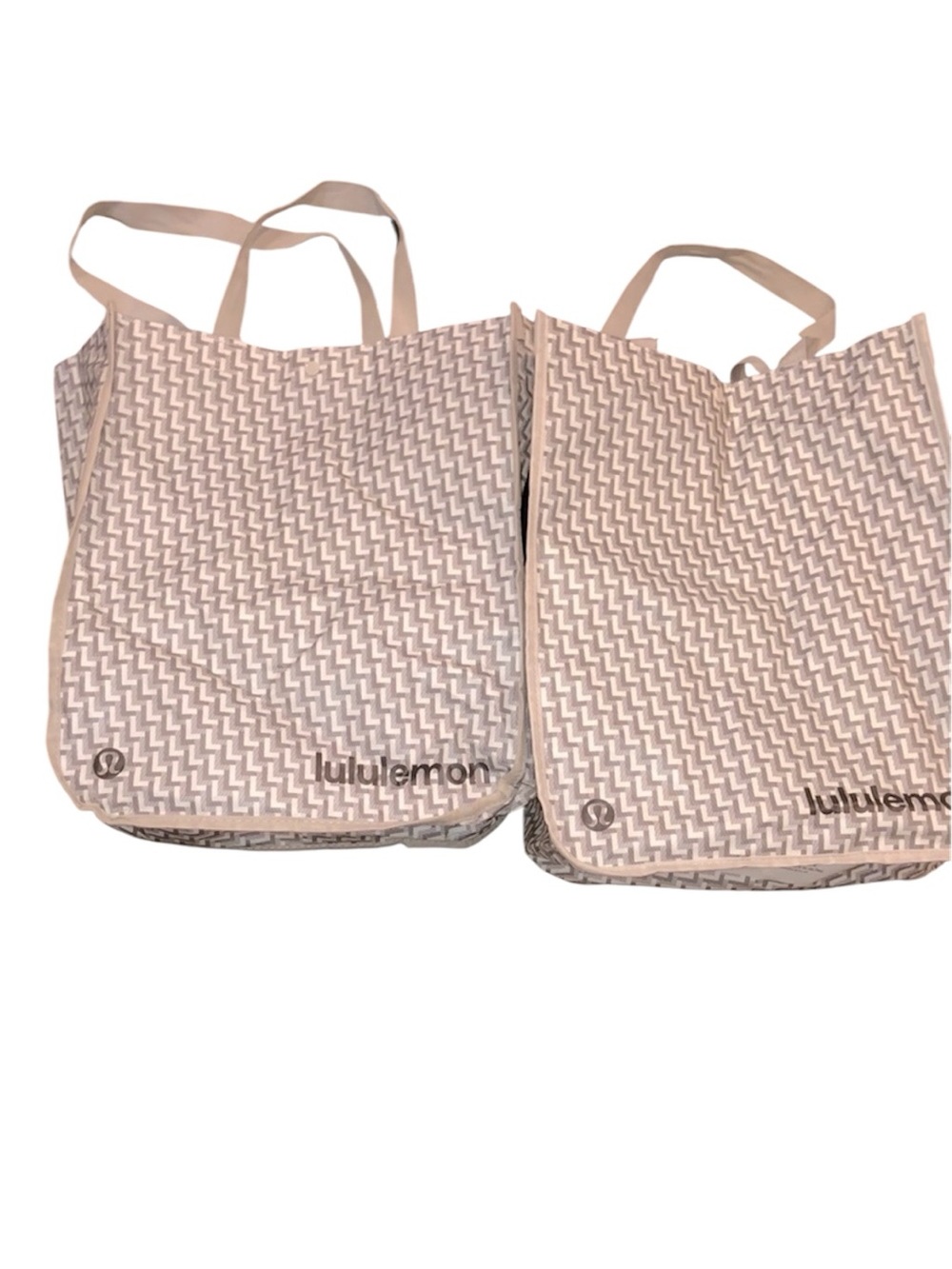 Set of two lululemon tote bags